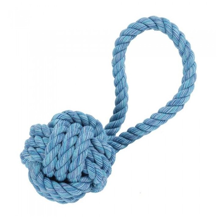 Glückliches Haustier-Ball-Schlepper-Hundespielzeug One Size tropischer regenwald-farbe