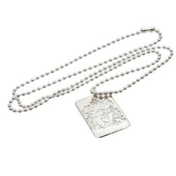 Liverpool FC versilberte Erkennungsmarke und Kette One Size silber