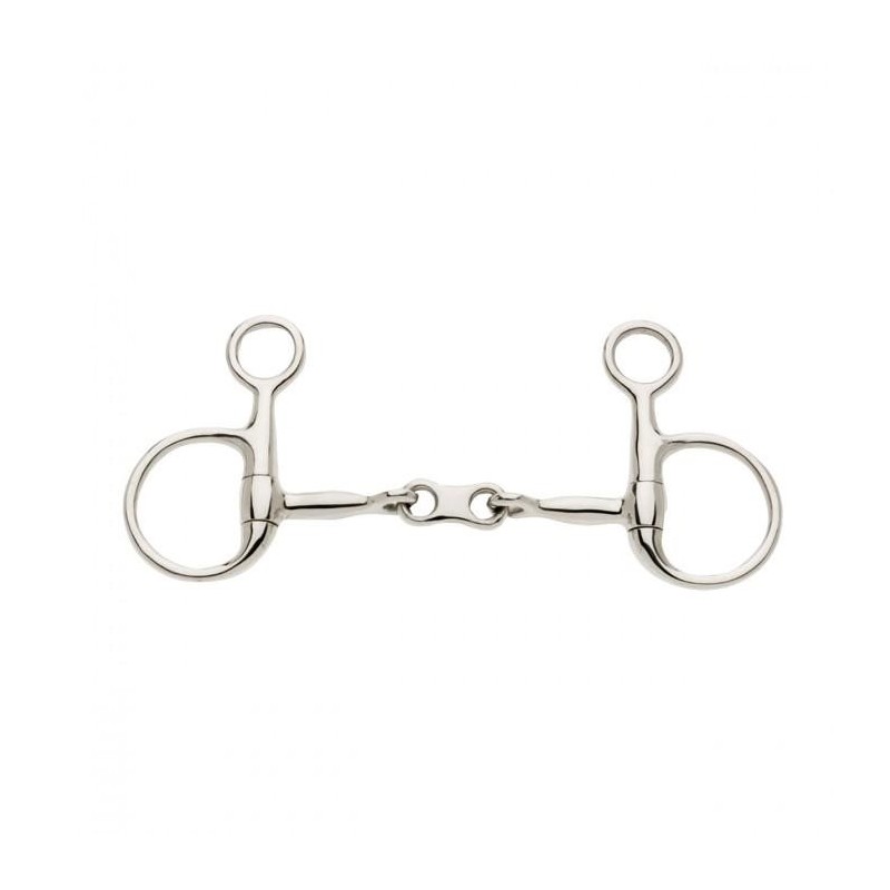 Lorina French Link Hanging Cheek Snaffle 6.5in silber