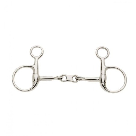 Lorina French Link Hanging Cheek Snaffle 6.5in silber