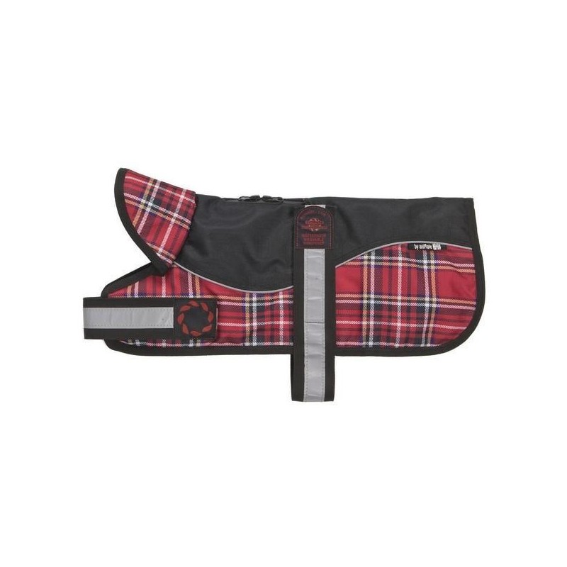 Reflektierendes, gepolstertes Hundegeschirr von Outhwaite 20cm grün