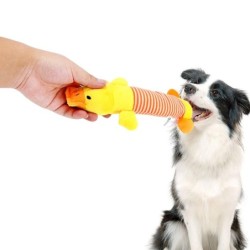 Hund Katze Fleece Spielzeug Elefant Ente Schwein Haustier Lustige Plüschtiere Haustier Quietschen Kaugeräusch Spielzeug Duck
