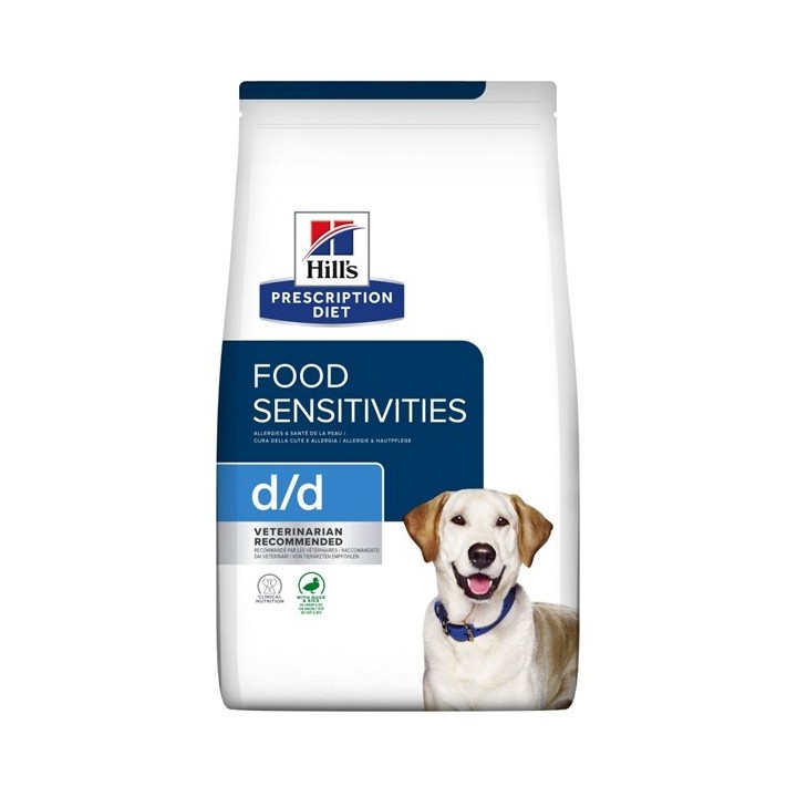 Hill's Prescription Diet d/d Food Sensitivities Hundefutter - Ente & Reis - 12 kg