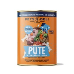 Pets Deli Junior Pute mit Quinoa, Brokkoli & Karotte 6x400g