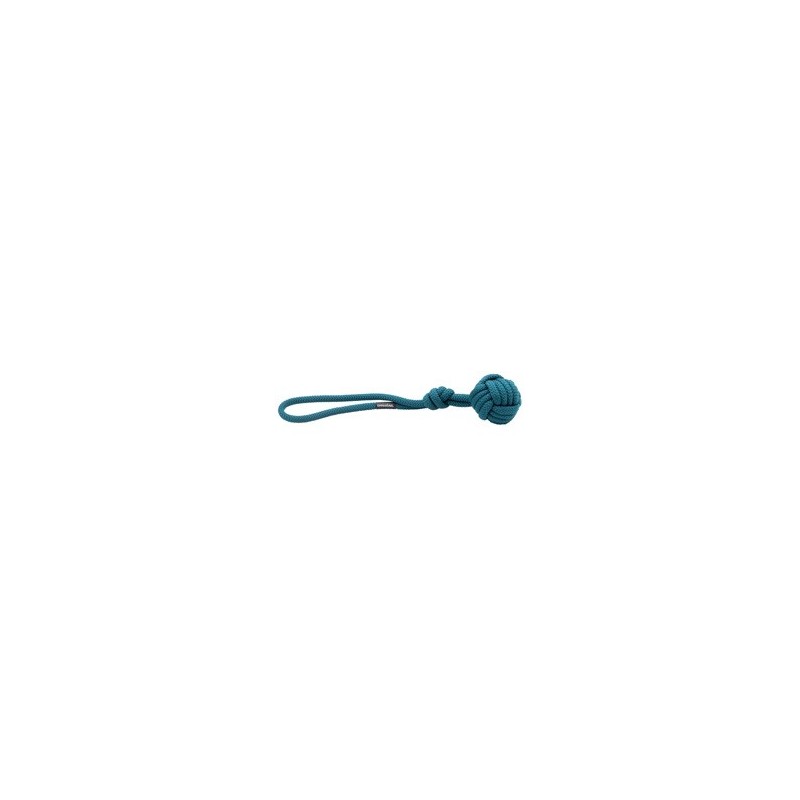 treusinn. Hundespielzeug Eco Tau Bolly petrol, Gr. M, Länge: ca. 35 cm, Durchmesser:  ca. 6,5 cm