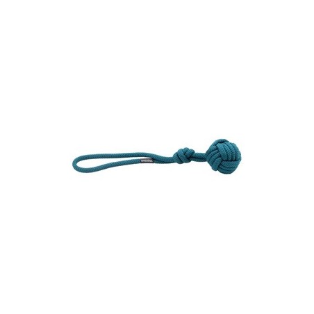 treusinn. Hundespielzeug Eco Tau Bolly petrol, Gr. M, Länge: ca. 35 cm, Durchmesser:  ca. 6,5 cm