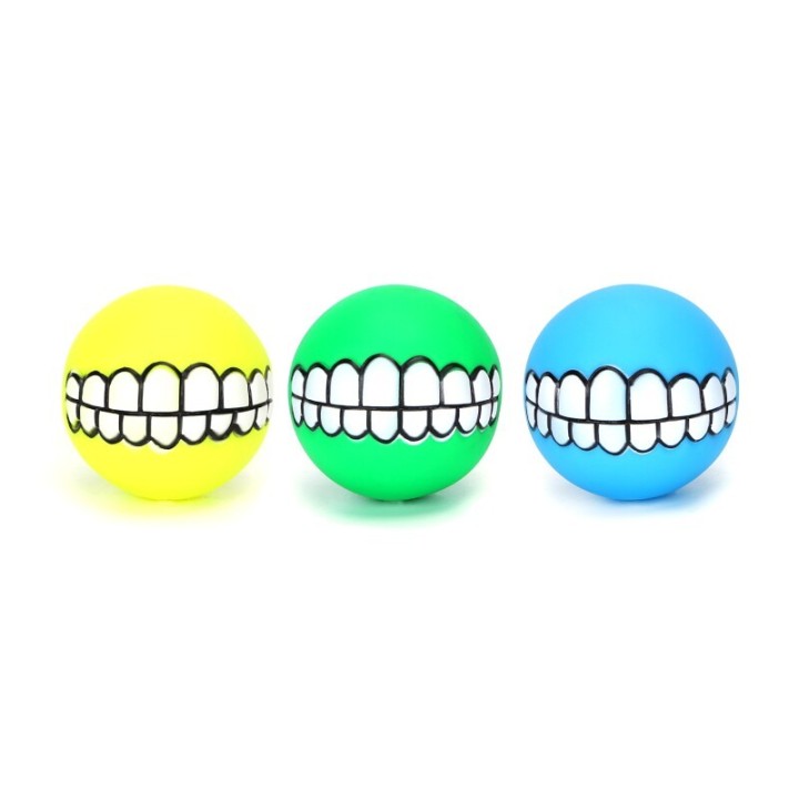 nobleza - 3er Set Hundebälle Zähne
