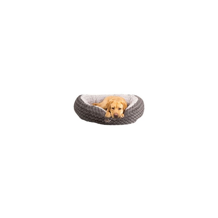 Hundebett Donut-Dream grau, Gr. Ø60 cm