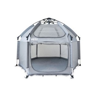 PETY Hunde-Laufstall anthrazit, Gr. groß, Breite: ca. 150 cm, Höhe: ca. 100 cm