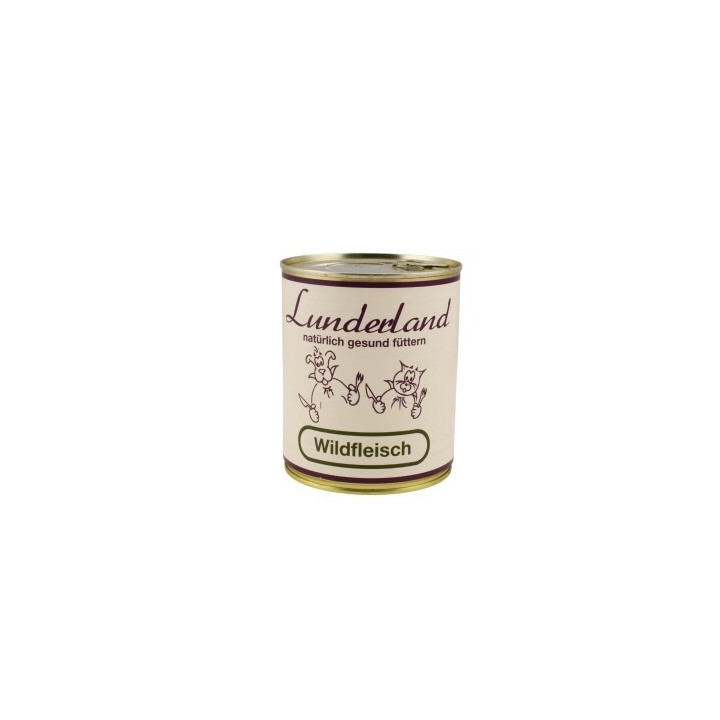 Lunderland Reinfleisch-Dose Wildfleisch 6x800 g