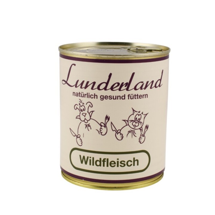 Lunderland Reinfleisch-Dose Wildfleisch 6x800 g