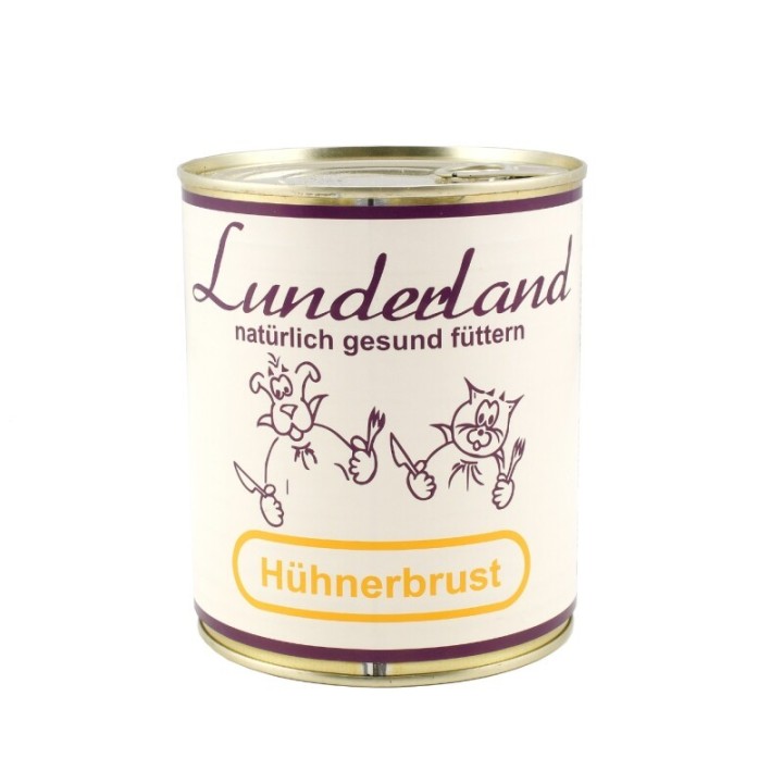 Lunderland Reinfleisch-Dose Hühnerbrust 6x800 g