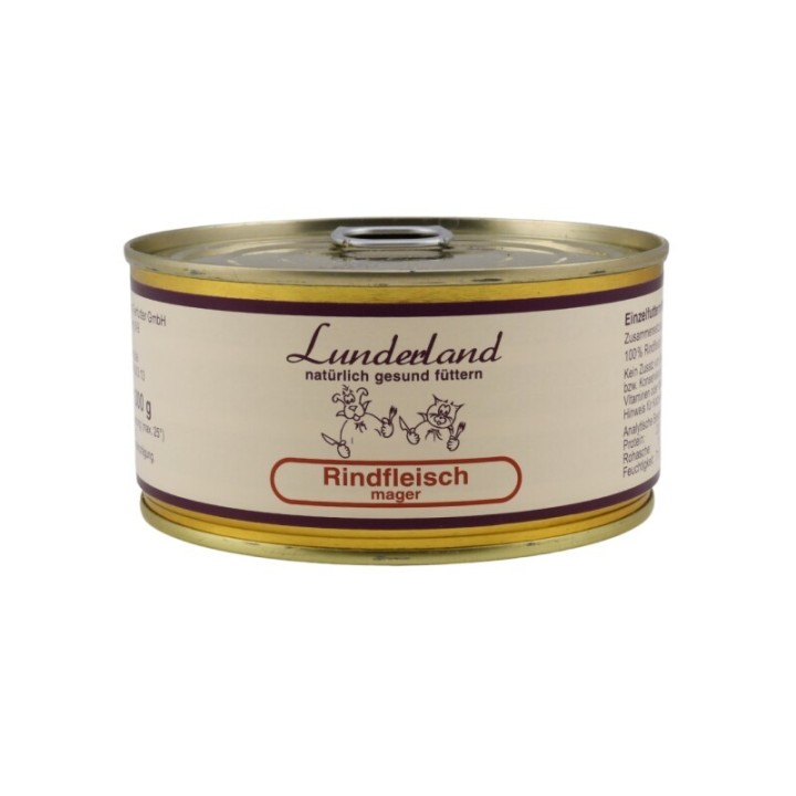 Lunderland Reinfleisch-Dose Rindfleisch mager 12x300 g