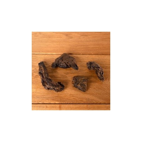 alsa-nature Pferdefleisch Kauartikel, 200 g, Breite: ca. 2 cm, Länge: ca. 8 - 12 cm, Hundefutter