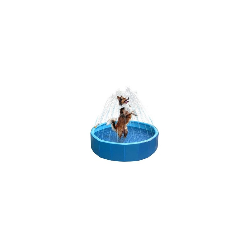 Hundepool Splash Sprinkler Pool blau, Höhe: ca. 30 cm, Durchmesser:  ca. 120 cm