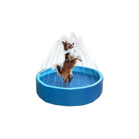 Hundepool Splash Sprinkler Pool blau, Höhe: ca. 30 cm, Durchmesser:  ca. 120 cm