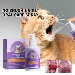 50ML Pet Oral Spray Natürliche Materialien Sicher Zutaten Haustier Katze Hund Dental Reinigung Spray