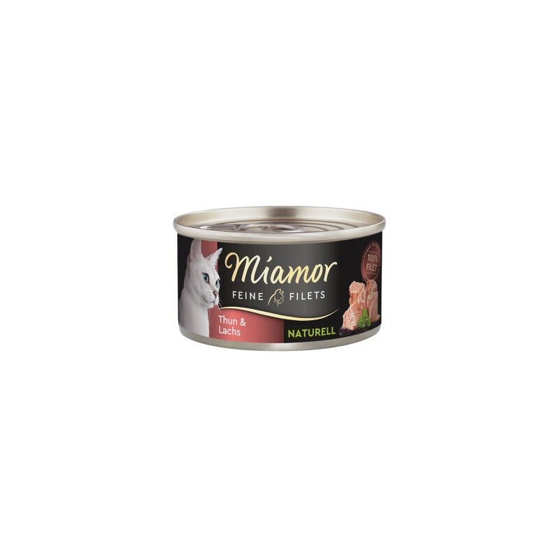Miamor Feine Filets Naturelle Thunfisch und Lachs 96x80 g