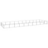 VidaXL Hundezwinger Stahl silber 10 m, 3 m, 70 cm