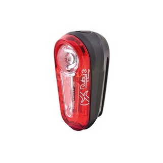 Croozer® Batterierücklicht für Hunde-Fahrradanhänger rot-weiß, Maße: ca. 3 x 6 cm