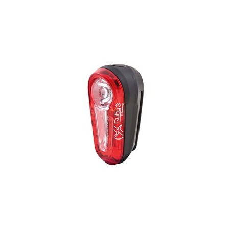 Croozer® Batterierücklicht für Hunde-Fahrradanhänger rot-weiß, Maße: ca. 3 x 6 cm