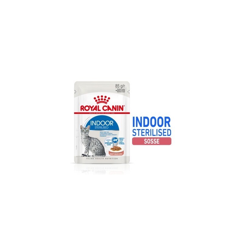 ROYAL CANIN Indoor Sterilised Adult in Soße 48x85 g