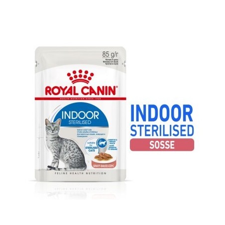 ROYAL CANIN Indoor Sterilised Adult in Soße 48x85 g