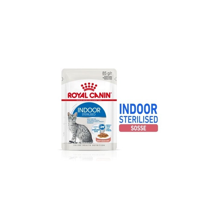 ROYAL CANIN Indoor Sterilised Adult in Soße 48x85 g