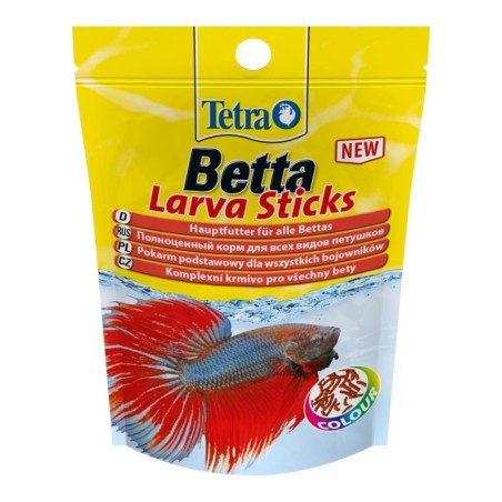Tetra Betta Larva Sticks 5G - Odżywczy Pokarm Dla Bojowników