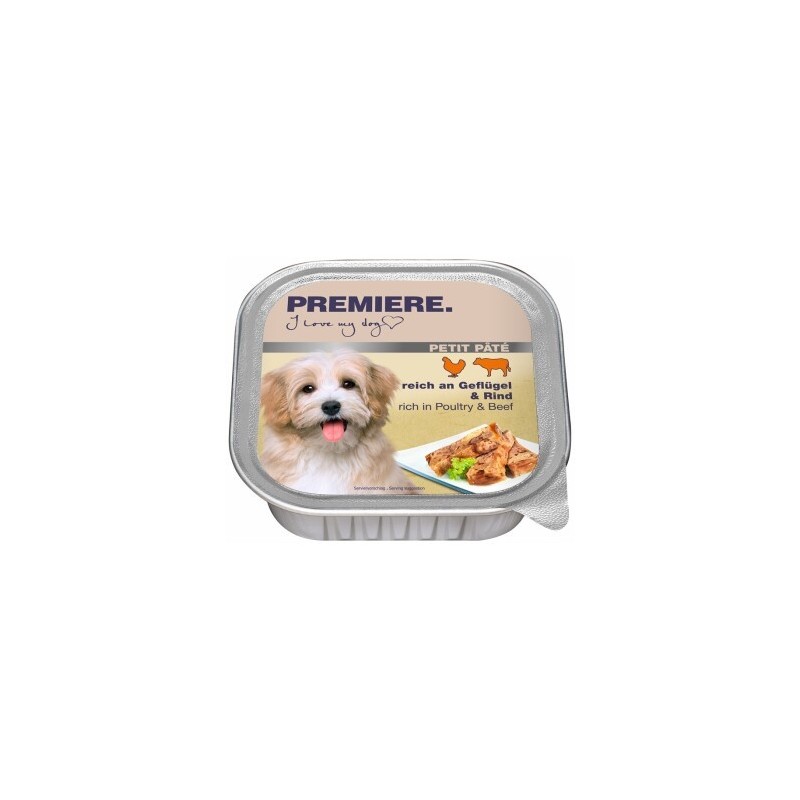 PREMIERE Petit Pâté Geflügel und Rind 44x150 g