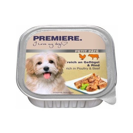 PREMIERE Petit Pâté Geflügel und Rind 44x150 g