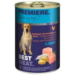 PREMIERE Best Meat Light Geflügel und Reis 12x400 g