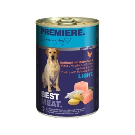 PREMIERE Best Meat Light Geflügel und Reis 12x400 g