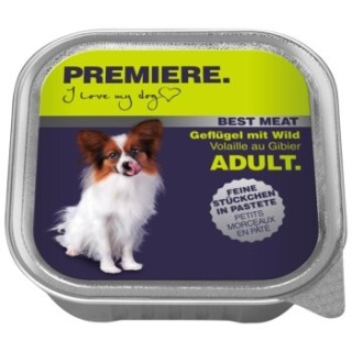 PREMIERE Best Meat Adult Geflügel und Wild 64x100 g