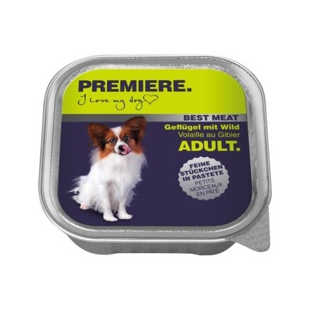 PREMIERE Best Meat Adult Geflügel und Wild 64x100 g