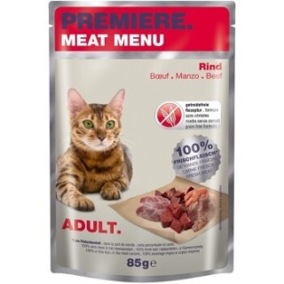 PREMIERE Meat Menu Adult Rind 24x85 g