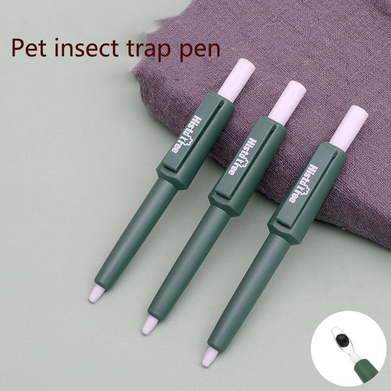 1 Stück Haustier Zeckenentferner Haken Picker Floh Kratzextraktor Katzen- und Hundepflegeprodukt Milbenwerkzeug Pinzette Stif