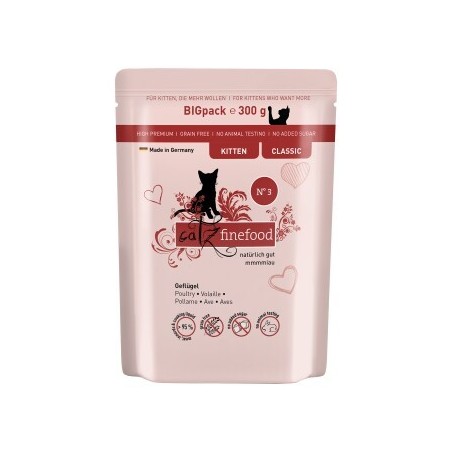 Catz finefood Nassfutter Katze Classic Kitten No. 3 Geflügel 6x300 g