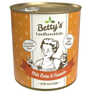 Betty's Landhausküche mit Ente & Taurin 6x800 g