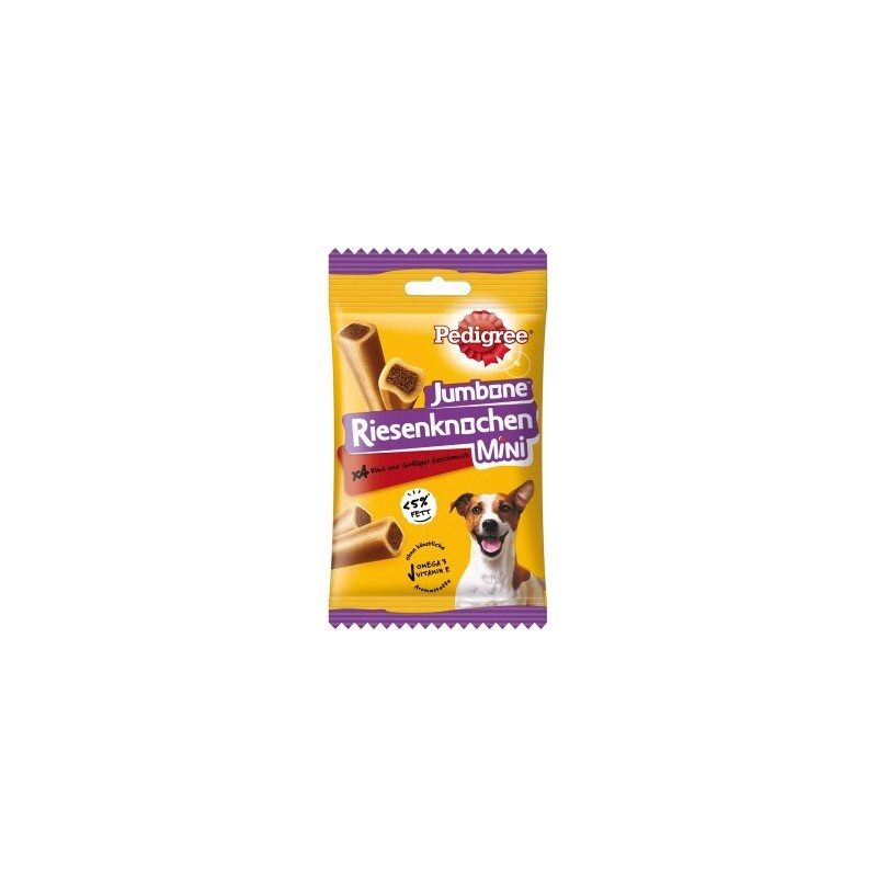 Pedigree Jumbone Riesenknochen Mini mit Rind und Geflügel 4 Stück