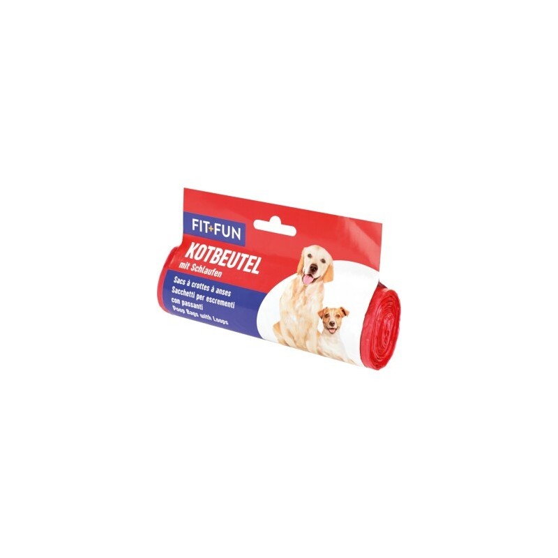 FIT+FUN Hundekotbeutel mit Schlaufen 50 Stück