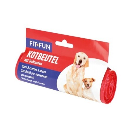 FIT+FUN Hundekotbeutel mit Schlaufen 50 Stück