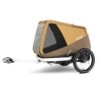 Croozer® Hunde-Fahrradanhänger Dog Enna sundown yellow, Maße: ca. 75 x 40 cm, Räder: 16“