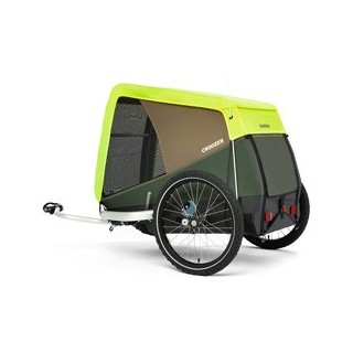 Croozer® Regenverdeck für Hunde-Fahrradanhänger lightning yellow, Gr. Dog Enna, Maße: ca. 75 x 40 cm