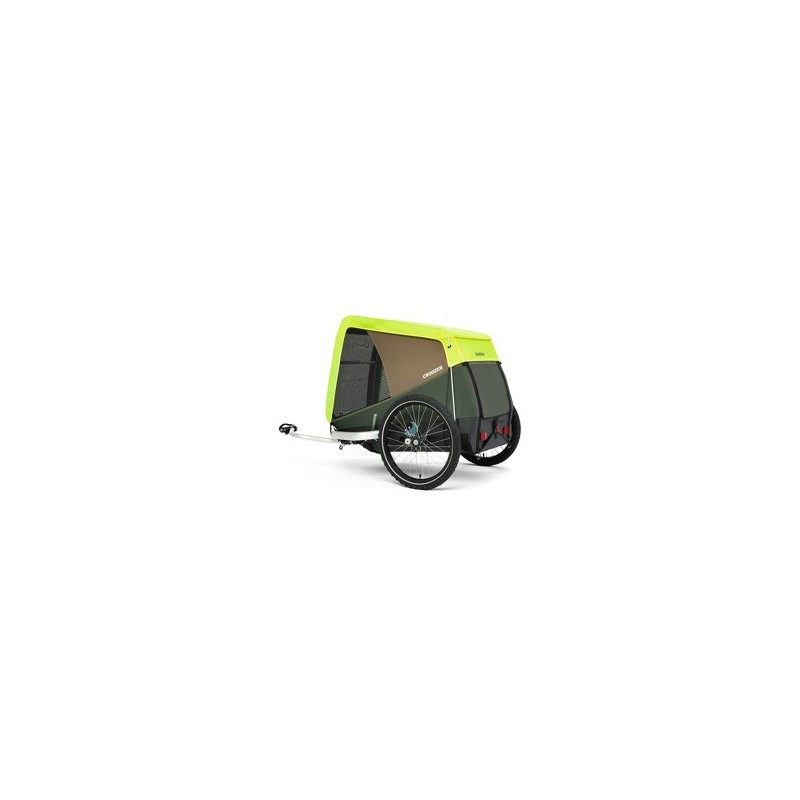 Croozer® Regenverdeck für Hunde-Fahrradanhänger lightning yellow, Gr. Dog Enna, Maße: ca. 75 x 40 cm