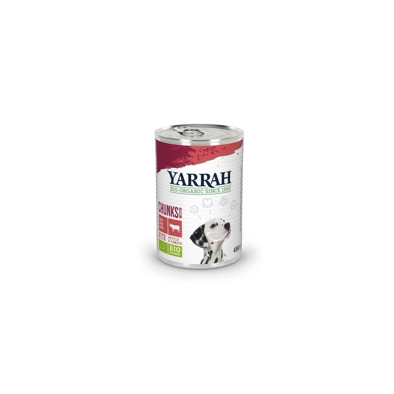 Yarrah Bio Nassfutter Adult 12x405 g Rind