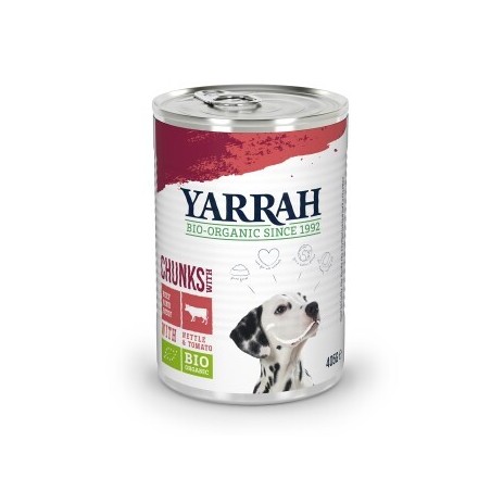 Yarrah Bio Nassfutter Adult 12x405 g Rind