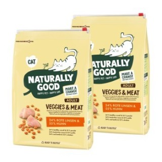 Naturally Good Veggies & Meat Rote Linsen und Huhn 2x2 kg