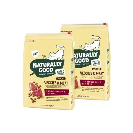 Naturally Good Veggies & Meat Berglinsen und Rind 2x2 kg
