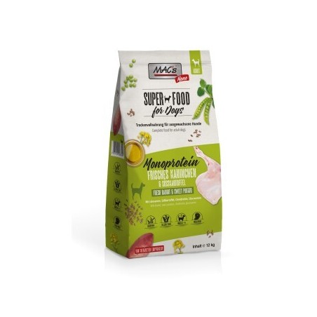 MAC's Dog Mono Adut Trockenfutter Kaninchen 12 kg